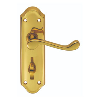 Carlisle Brass DL18WC Ashtead Lever on WC Backplate (LEAD TIME: 2-3 DAYS)