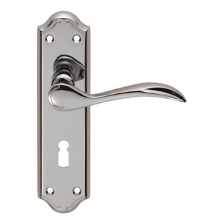 Carlisle Brass DL190CP Madrid Lever on Lock Backplate (LEAD TIME: 2-3 DAYS)