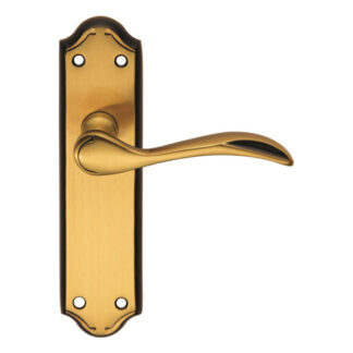Carlisle Brass DL191FB Madrid Lever on Latch Backplate (LEAD TIME: 2-3 DAYS)