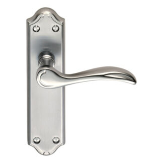 Carlisle Brass DL191SC Madrid Lever on Latch Backplate (LEAD TIME: 2-3 DAYS)