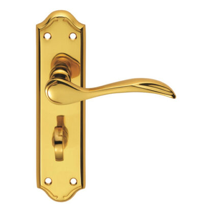 Carlisle Brass DL192 Madrid Lever on WC Backplate (LEAD TIME: 2-3 DAYS)