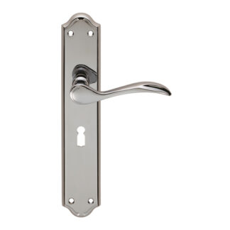 Carlisle Brass DL290CP Madrid Lever on Long Lock Backplate (LEAD TIME: 2-3 DAYS)