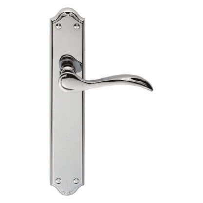 Carlisle Brass DL291CP Madrid Lever on Long Latch Backplate (LEAD TIME: 2-3 DAYS)