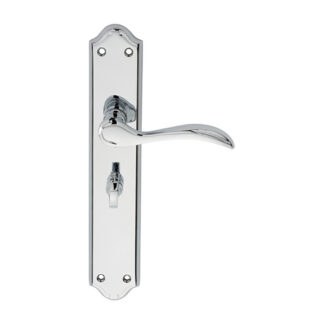 Carlisle Brass DL292CP Madrid Lever on  Long WC Backplate (LEAD TIME: 2-3 DAYS)