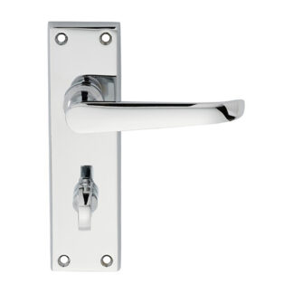 Carlisle Brass DL30WCCP Victorian Ascot Lever on WC Backplate (LEAD TIME: 2-3 DAYS)