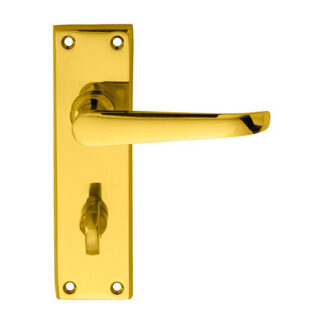 Carlisle Brass DL30WC Victorian Ascot Lever on WC Backplate (LEAD TIME: 2-3 DAYS)