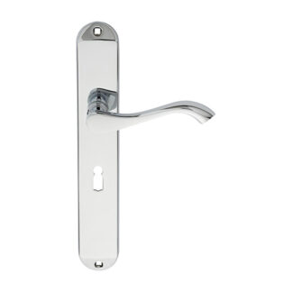 Carlisle Brass DL380CP Andros Lever on Long Lock Backplate (LEAD TIME: 2-3 DAYS)