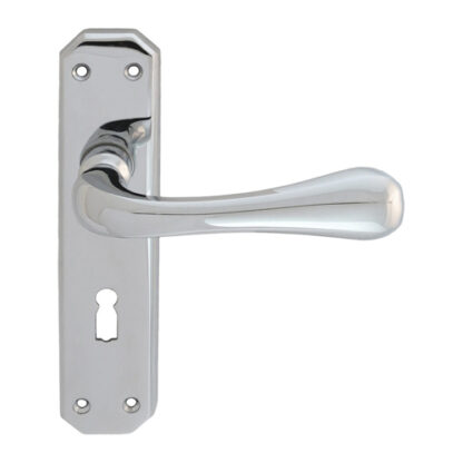 Carlisle Brass DL410CP Eden Lever on Lock Backplate (LEAD TIME: 2-3 DAYS)