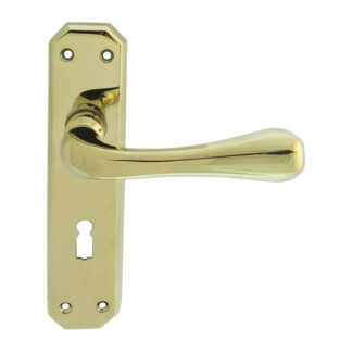 Carlisle Brass DL410PVD Eden Lever on Lock Backplate (LEAD TIME: 2-3 DAYS)