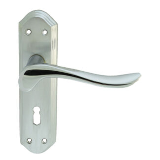 Carlisle Brass DL450SCCP Lytham Lever on Lock backplate (LEAD TIME: 2-3 DAYS)