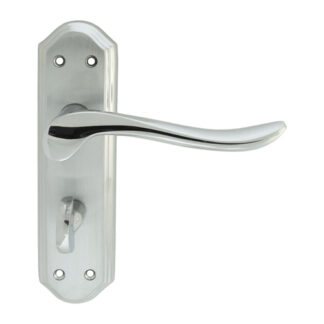 Carlisle Brass DL452SCCP Lytham Lever on WC backplate (LEAD TIME: 2-3 DAYS)