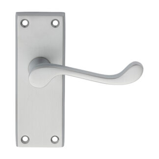Carlisle Brass DL55SC Victorian Scroll Lever on Short Latch Backplate (LEAD TIME: 2-3 DAYS)