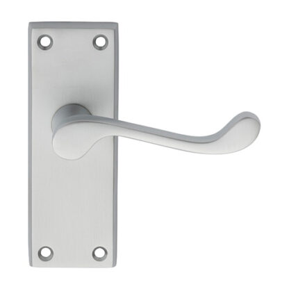 Carlisle Brass DL55SC Victorian Scroll Lever on Short Latch Backplate (LEAD TIME: 2-3 DAYS)