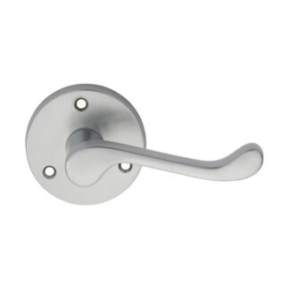 Carlisle Brass DL56SC Victorian Scroll Lever on Round Rose  (LEAD TIME: 2-3 DAYS)