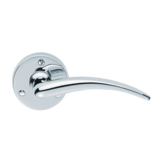 Carlisle Brass DL66CP Victorian Wing Lever on Round Rose  (LEAD TIME: 2-3 DAYS)