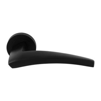 Manital DU5BLK Manital Dune lever on Round Rose - Matt Black (LEAD TIME: 2-3 DAYS)