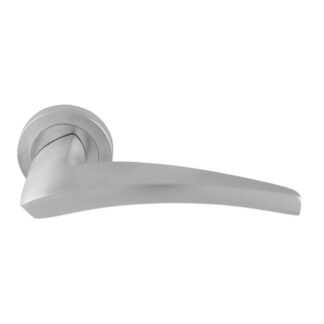 Manital DU5SC Manital Dune lever on Round Rose - Satin Chrome (LEAD TIME: 2-3 DAYS)