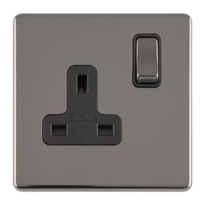 Eurolite ECBN1SOB 1 GANG 13AMP DP SWITCHED SOCKET (LEAD TIME: 2-3 DAYS)