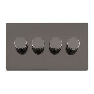 Eurolite ECBN4DLED 4 Gang Led Push On Off 2Way Dimmer (LEAD TIME: 2-3 DAYS)