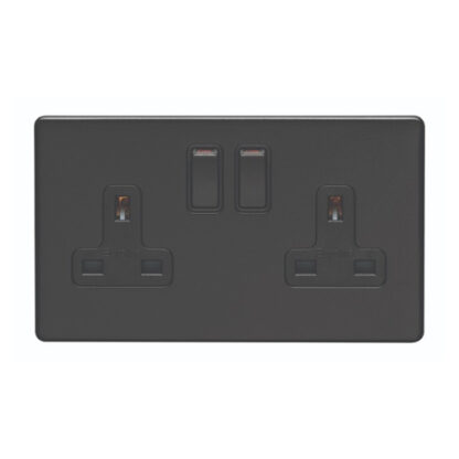 Eurolite ECMB2SOB 2 Gang Socket (LEAD TIME: 2-3 DAYS)