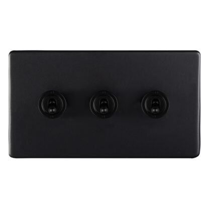 Eurolite ECMBT3SW 3 GANG 10AMP 2WAY TOGGLE SWITCH (LEAD TIME: 2-3 DAYS)