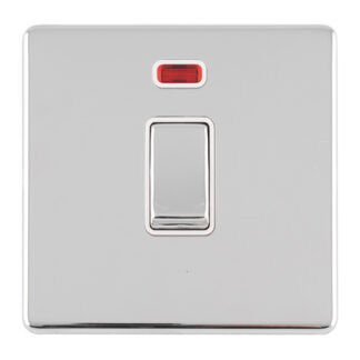 Eurolite ECPC20ADPSWNW 1 GANG 20AMP DP SWITCH & NEON (LEAD TIME: 2-3 DAYS)