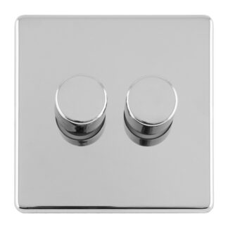 Eurolite ECPC2DLED 2 Gang Led Push On Off 2Way Dimmer (LEAD TIME: 2-3 DAYS)