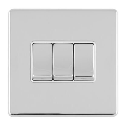 Eurolite ECPC3SWW 3 GANG 10AMP 2WAY SWITCH (LEAD TIME: 2-3 DAYS)