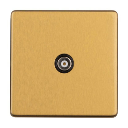 Eurolite ECSB1TVB 1 Gang TV Socket (LEAD TIME: 2-3 DAYS)