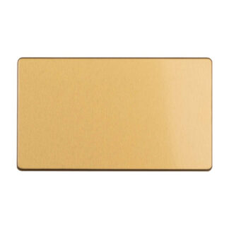 Eurolite ECSB2BB 2 Gang Double Blank Plate (LEAD TIME: 2-3 DAYS)