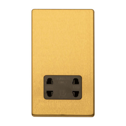 Eurolite ECSBSHSB 2 Gang Shaver socket (LEAD TIME: 2-3 DAYS)