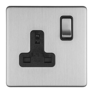 Eurolite ECSS1SOB 1 GANG 13AMP DP SWITCHED SOCKET (LEAD TIME: 2-3 DAYS)
