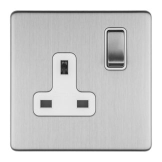 Eurolite ECSS1SOW 1 GANG 13AMP DP SWITCHED SOCKET (LEAD TIME: 2-3 DAYS)