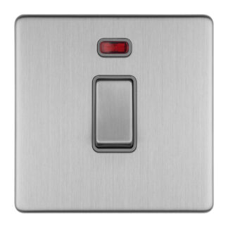 Eurolite ECSS20ADPSWNG 2 GANG 20AMP DP SWITCH & NEON (LEAD TIME: 2-3 DAYS)