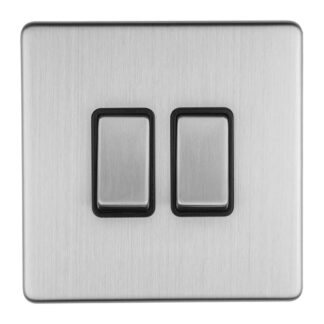 Eurolite ECSS2SWB 2 GANG 10AMP 2WAY SWITCH (LEAD TIME: 2-3 DAYS)