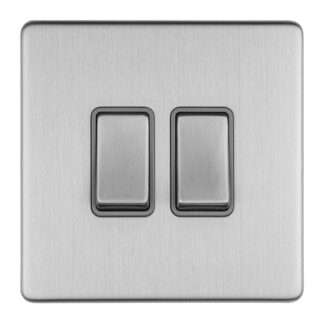 Eurolite ECSS2SWG 2 GANG 10AMP 2WAY SWITCH (LEAD TIME: 2-3 DAYS)