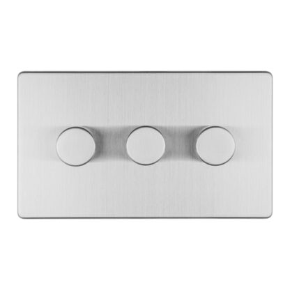Eurolite ECSS3DLED 3 Gang Led Push On Off 2Way Dimmer (LEAD TIME: 2-3 DAYS)