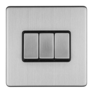 Eurolite ECSS3SWB 3 GANG 10AMP 2WAY SWITCH (LEAD TIME: 2-3 DAYS)
