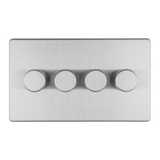 Eurolite ECSS4DLED 4 Gang Led Push On Off 2Way Dimmer (LEAD TIME: 2-3 DAYS)
