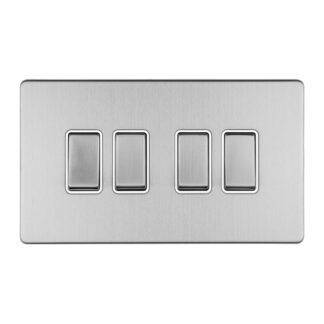 Eurolite ECSS4SWW 6 GANG 10AMP 2WAY SWITCH (LEAD TIME: 2-3 DAYS)