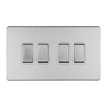 Eurolite ECSS4SWW 6 GANG 10AMP 2WAY SWITCH (LEAD TIME: 2-3 DAYS)
