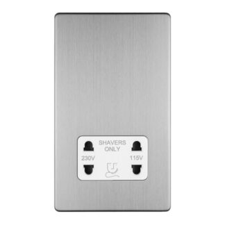 Eurolite ECSSSHSW 4 GANG SHAVER SOCKET 230/115V (LEAD TIME: 2-3 DAYS)