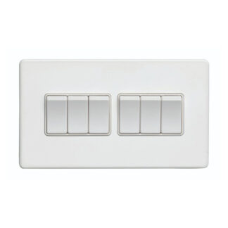 Eurolite ECW6SWW 6 Gang Switch (LEAD TIME: 2-3 DAYS)