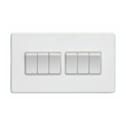 Eurolite ECW6SWW 6 Gang Switch (LEAD TIME: 2-3 DAYS)