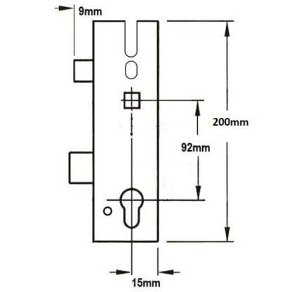 Roto H500 MVD500 Elite Genuine Multipoint Gearbox - Lift Lever - Image 2