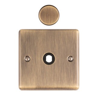 Eurolite EN1DIMABB Dimmer Switch Plate-Antique Brass-1 Gang (LEAD TIME: 2-3 DAYS)