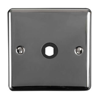 Eurolite EN1DIMBN Dimmer Switch Plate-Black Nickel-1 Gang (LEAD TIME: 2-3 DAYS)