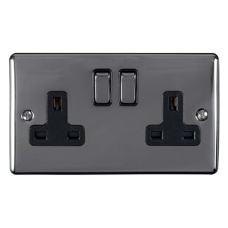 Eurolite EN2SOBNB 2 Gang Socket (LEAD TIME: 2-3 DAYS)