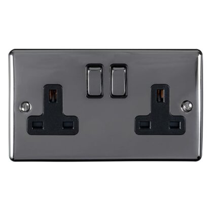Eurolite EN2SOBNB 2 Gang Socket (LEAD TIME: 2-3 DAYS)