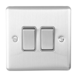 Eurolite EN2SWSSG 2 Gang Switch (LEAD TIME: 2-3 DAYS)
